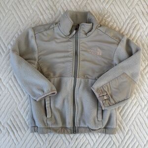 The North Face Girls XXS (5T) Denali Fleece Jacket Gray Full Zip Coat